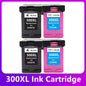 Replacement 300XL Ink Cartridges for HP 300 for HP300 XL Deskjet F4280 F4580 D2560 D2660 D5560 Envy 100 110 120 Photosmart C4680