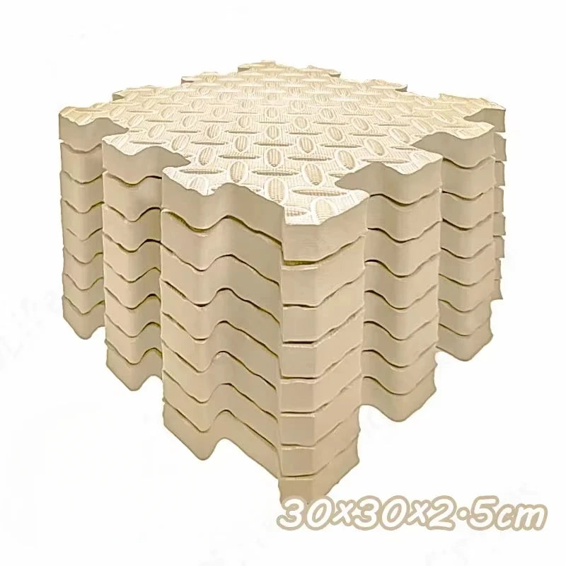 4/8-Piece Pack 2.5cm Thick Baby Play Mat BPA-free Non-slip Baby Crawling Puzzle Mat Children's Activity Mat Suitable for Nursery