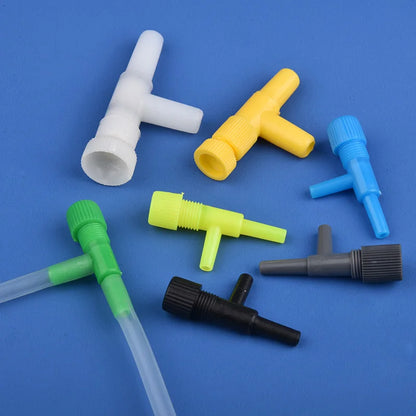 5/10/20pcs Aquarium Air Flow Control Valve Tap Fish Tank Air Water Flow Regulator Hose Connector Control Valve Oxygen Tube