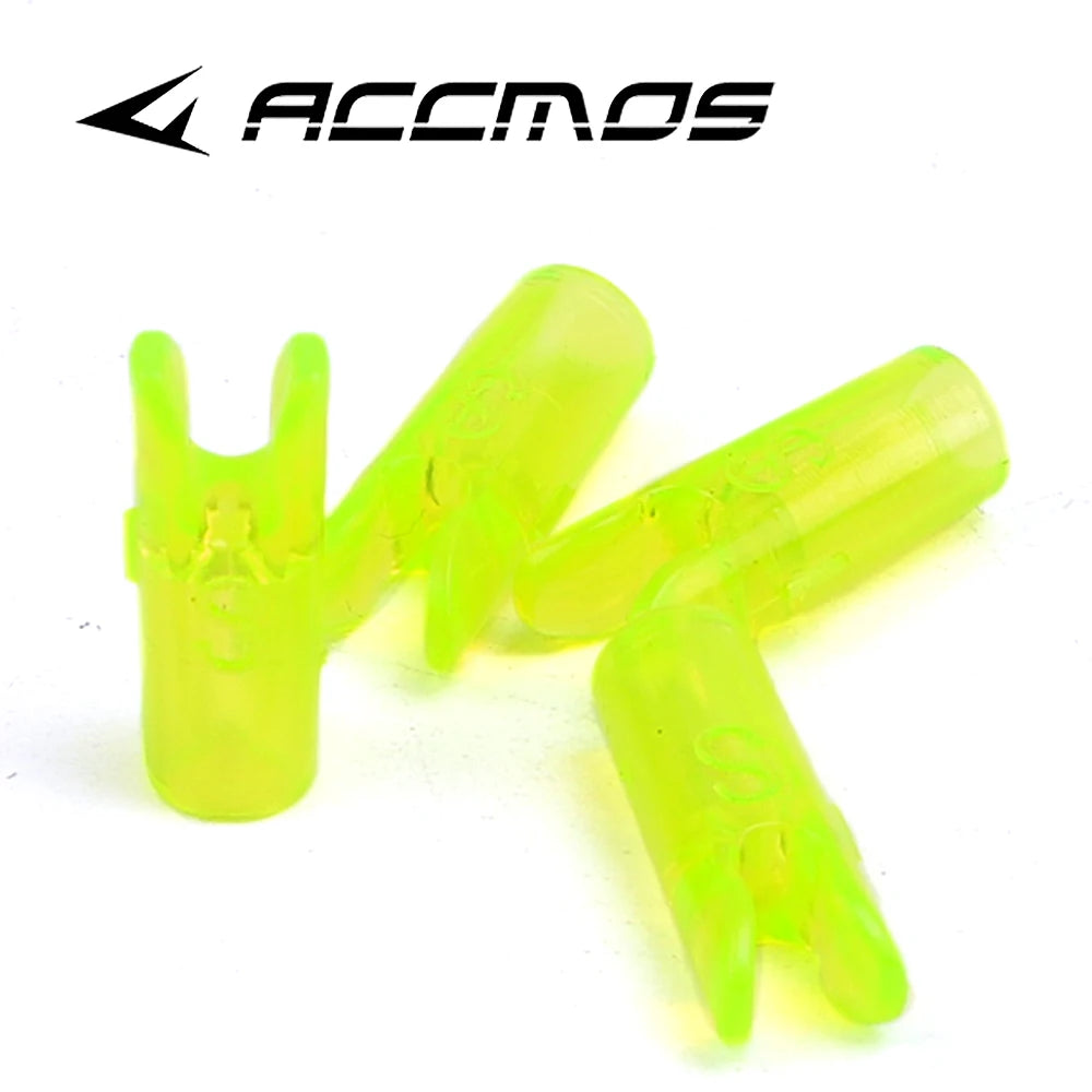 60pcs DIY Plastic Arrow Pin Nocks Size L And Size S For ID4.2mm ID6.2mm 3.2mm  Arrow Shaft Archery Accessory