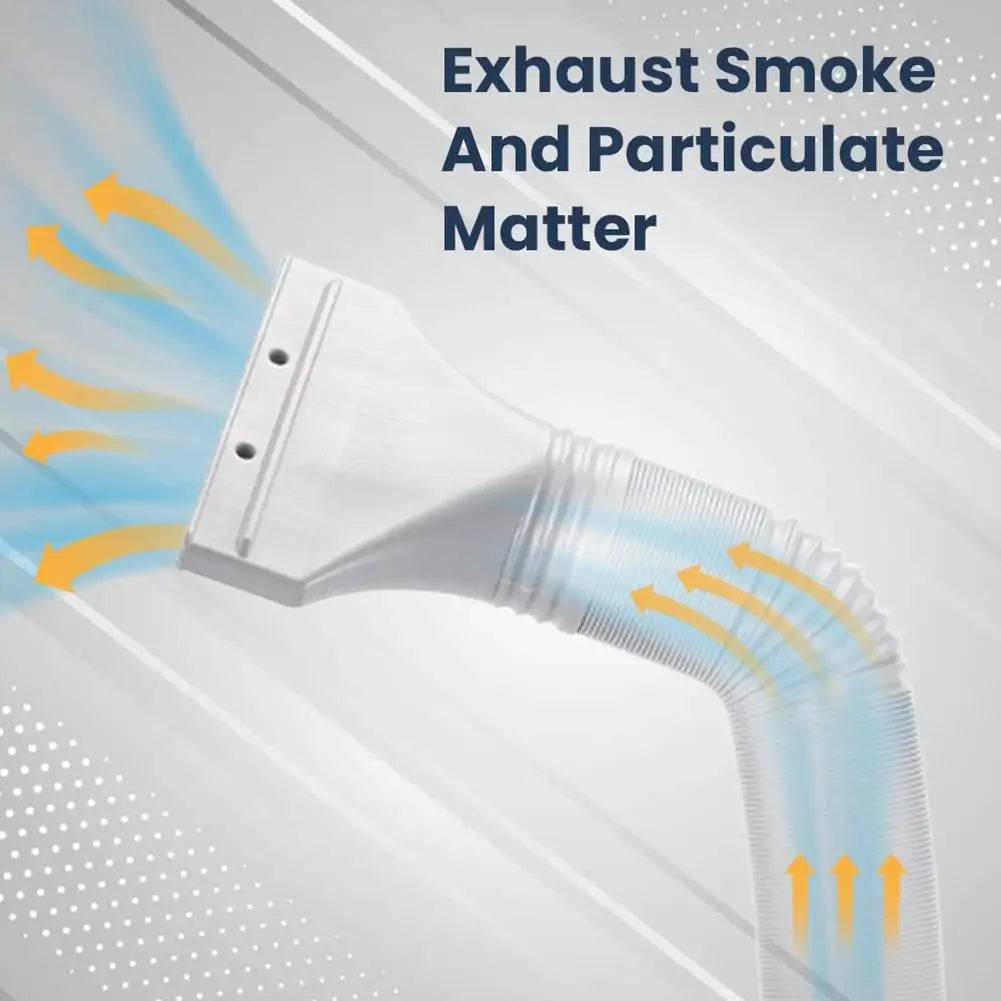 15CM Flat Mouth Joint Exhaust Duct Portable Mobile Air Conditioner Window Duct Pipe Hose Interface Connector Flat Nozzle