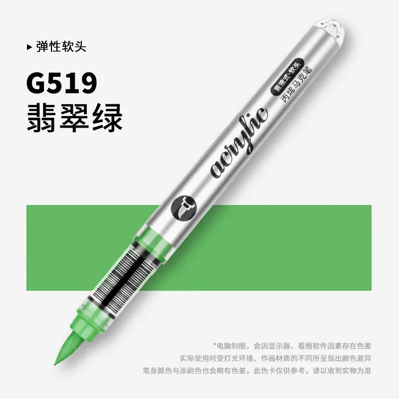 1 PC 120 Colors Acrylic Paint Marker Pens Professional Drawing Pens for Graffiti Manga School Aesthetic Stationery Art Supplies