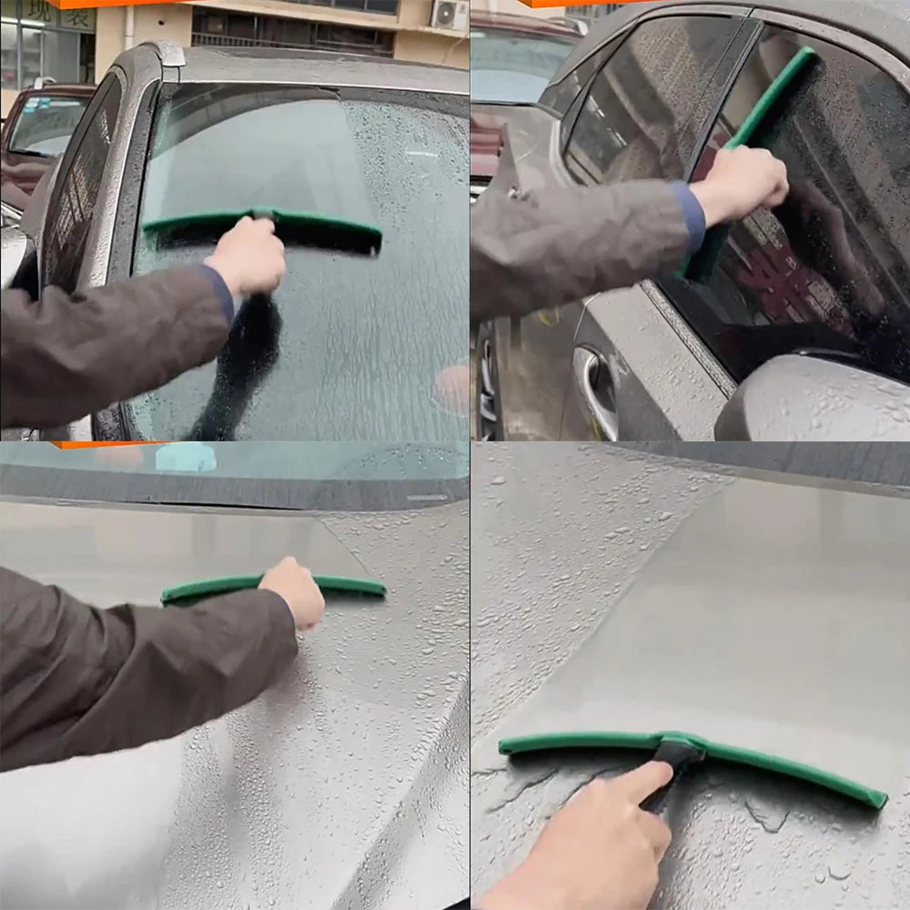 TOFAR Silicone Water Squeegee Car Cleaning Window Tinting Wrap Tool Windshield Glass Water Wiper PPF Scraper Soft T-Shape Shovel