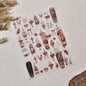 Jelly Butterfly 5D Nail Art Sticker Rhinestone Crystal Charming Shiny Insect Animals DIY Self Adhesive Decoration Manicure Decal