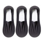 3Pairs Men Boat Socks Thin Breathable Soft Casual Summer Invisible Sock High Quality Solid Color Silicone Non-slip Low Cut Sox