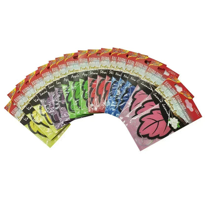 3-60pcs Car Air Freshener Natural Scented Tea Paper Auto Hanging Vanilla Perfume Fragrance Leaf Shape Car Accessories Interior