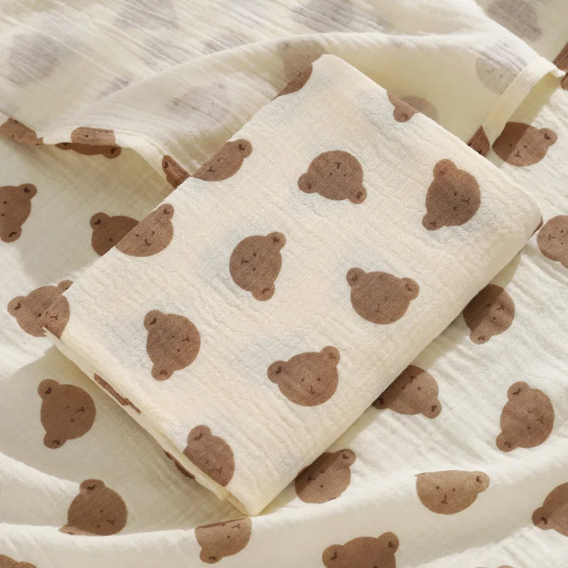 Newborn Baby Cotton Blanket Summer Bedding Babies Stuff  Throw Blanket Muslin Squares Receiving Blanket