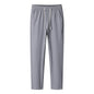 Mens Elastic Waist Casual Pants Quick Dry Wrinkle Free Slacks Summer Light Weight Trousers Spring Summer Running Golf Pants