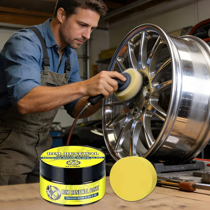 Car Alloy Wheel Rim Scratch Repair Paste Auto Wheel Scratch Remover Oxidation Polishing Paste Restore Gloss for Car SUV RV Truck