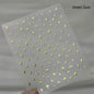 1 piece  5D silver nail stickers metal mini star nail art stickers high quality exquisite decals self-adhesive nail art stickers