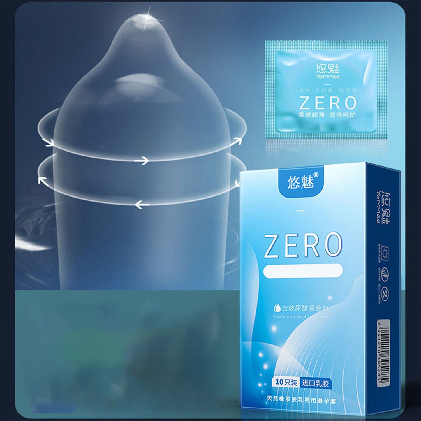 Unusual thin Condoms for couple Women G-spot Stimulation condom with mustache spike sleeve presentations Adult sex products