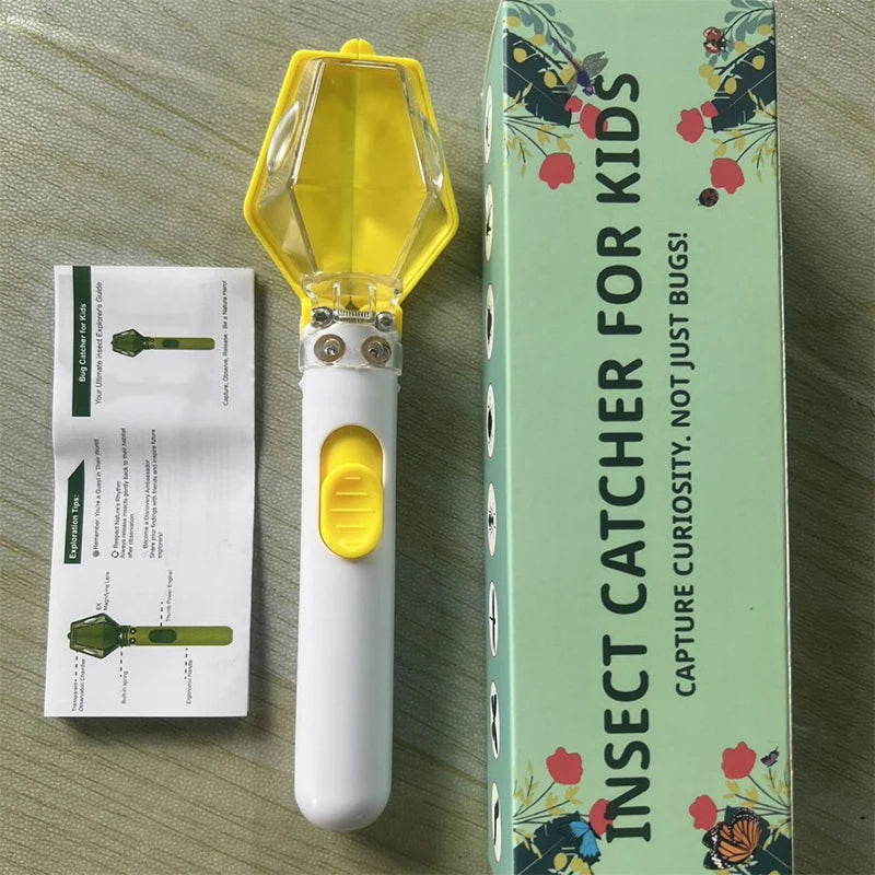 Bug Catcher & Viewer Kids Outdoor Insect Exploration Tool With Magnifying Glass Safe Bug Catching Kit For Nature Learning