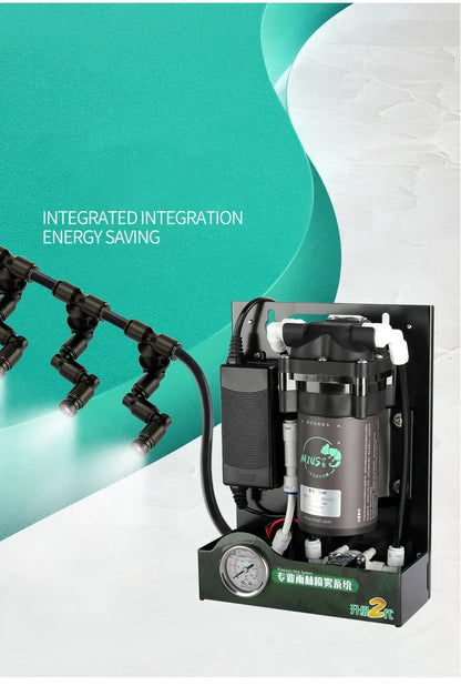 MIUS D Series Reptiles Fogger Humidifier 2 Generation Rainforest Silent Pump Fog Machine Greenhouse Rainforest Garden Spray