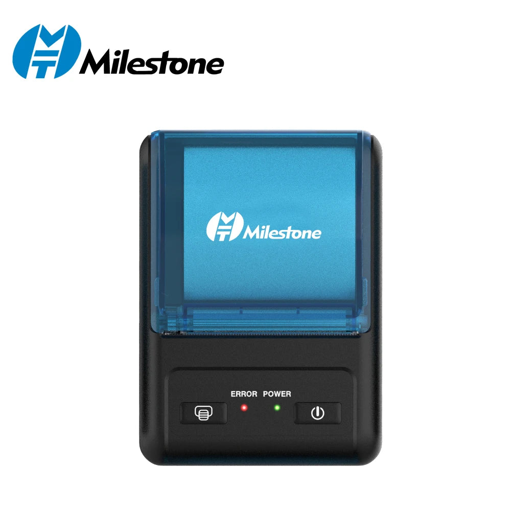 Milestone Portable Mini Wireless Thermal Printer Bluetooth Android Receipt Printing 58mm Office  Android Receipt Printer Epson p