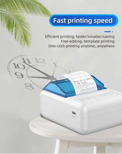 Milestone Portable Mini Wireless Thermal Printer Bluetooth Android Receipt Printing 58mm Office  Android Receipt Printer Epson p