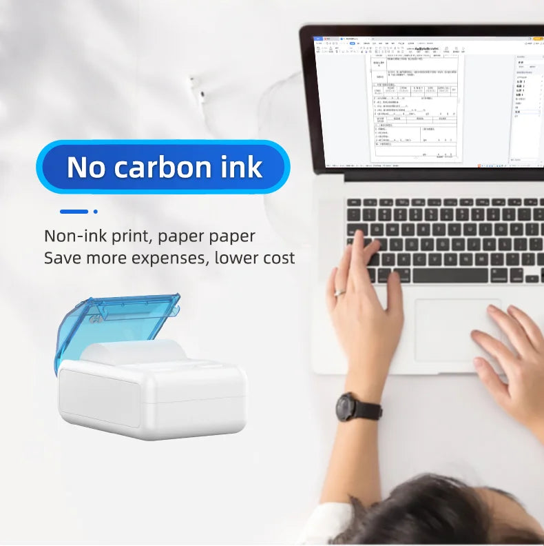 Milestone Portable Mini Wireless Thermal Printer Bluetooth Android Receipt Printing 58mm Office  Android Receipt Printer Epson p