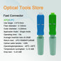 50/100/200/400pcs SC APC UPC Fiber Optic Fast Connector SM Single-Mode Optical Quick Connector FTTH Tool SC Adapter Freeshipping