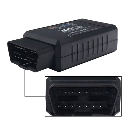 ELM327 WIFI V1.5 Car OBD2 Scanner Check Engine Light Diagnostic Tool Car Fault Detector Suitable for Ios and Android