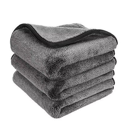 40X40Cm Car Wash Microfiber Towel 1200GSM Super Absorption Car Cleaning Drying Cloth Hemming Towels Detailing Care Rags