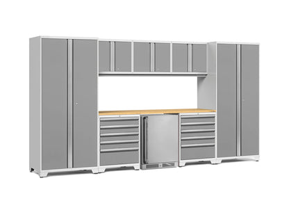 Pro Series 9PC Garage Cabinetry Set · 18-Gauge Steel · Fully-Welded · 156" W X 24" D X 84.75" H