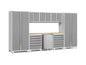 Pro Series 9PC Garage Cabinetry Set · 18-Gauge Steel · Fully-Welded · 156" W X 24" D X 84.75" H