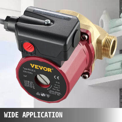SucceBuy Hot Water Circulation Pump 0.6-Inch 220V 5.3 GPM 90W Water Pump 0.8A for Automatic Shower Washing Machine for Home Use
