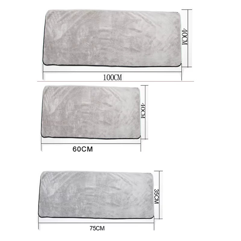 SEAMETAL Microfiber Car Wash Towel High Water Absorption Fast Drying Cloth Car Detailing Care Rags for Car Cleaning Accessories