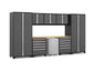 Pro Series 9PC Garage Cabinetry Set · 18-Gauge Steel · Fully-Welded · 156" W X 24" D X 84.75" H