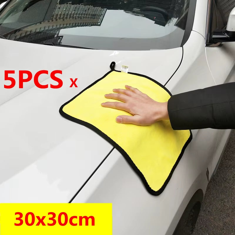 Cars Wash Microfiber Towel 30X30Cm Car Cleaning Drying Cloth Hemming Cars Care Cloth Detailing Car Wash Towel Auto Detailing