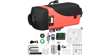 SucceBuy 2KW Diesel Air Heater 12V Diesel heater Parking heater with Silencer Car Heater with LCD switch for Car Bus RV Truck
