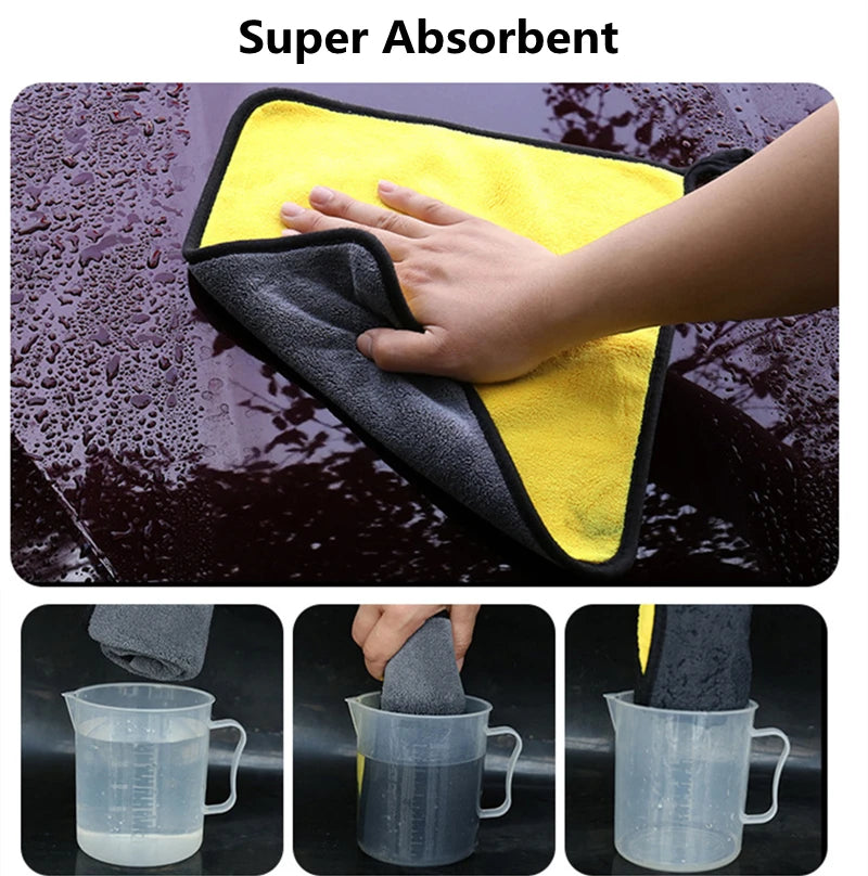 Cars Wash Microfiber Towel 30X30Cm Car Cleaning Drying Cloth Hemming Cars Care Cloth Detailing Car Wash Towel Auto Detailing