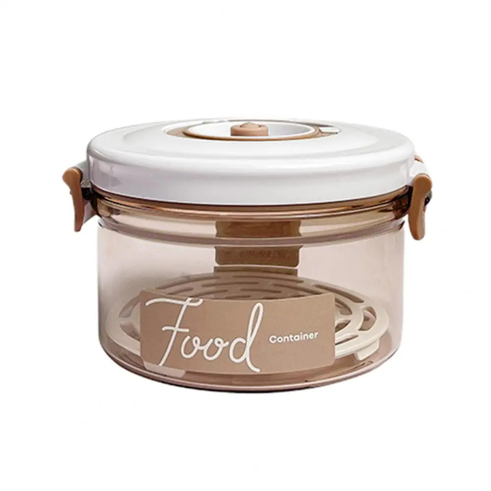 Vacuum Food Storage Container Set with Hand/Electric Pump Sealed Lid and Water Filter Jar Kit Kitchen Fridge Drainage Organiser