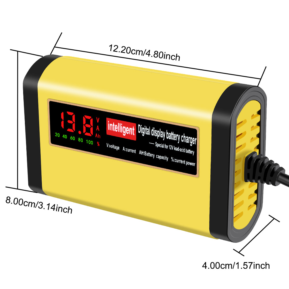 3 Stages Lead Acid AGM GEL Battery-chargers Car Battery Charger Car Accessories