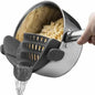 1Pc, Strainer, Pot Strainer, Adjustable Clip on Strainer for Pots Pans and Bowls, Kitchen Pot Strainer