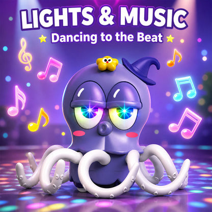 Dancing Jellyfish Squid Dancer Toys Vioce Repeat Electronic Pet Toys Baby Children Interactive Education Toddler Toy kids Gifts