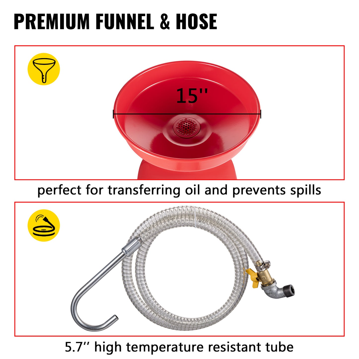 SucceBuy 20 Gallon Waste Oil Drain Tank Air Operated Drainer with Pressure Regulating Valve for Fluid Fuel Transfer Drainage
