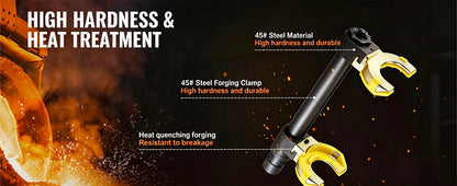 SucceBuy Strut Spring Compressor Macpherson Strut Spring Compressor Kit Interchangeable Fork Strut Coil Extractoror Remover Tool